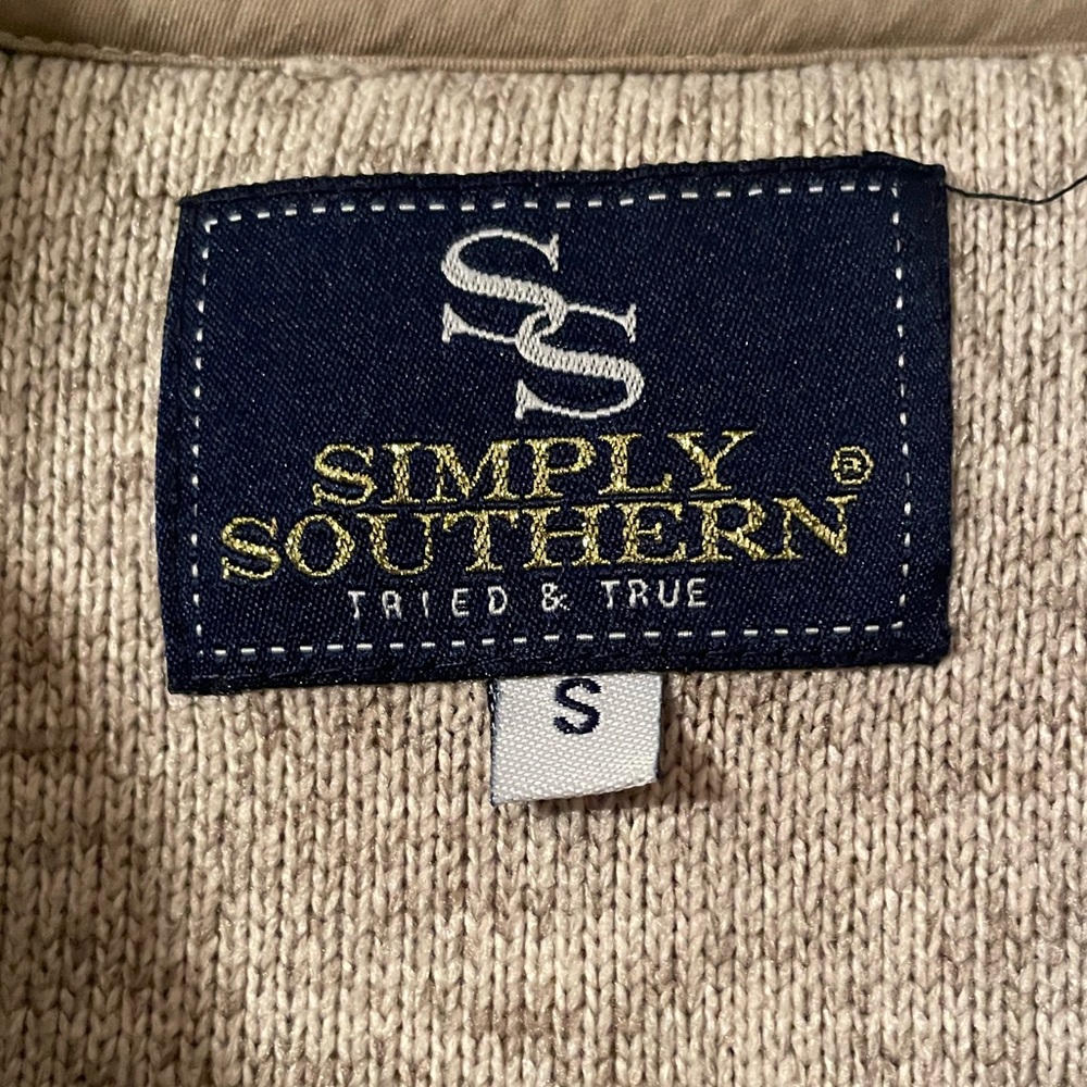 Simply Southern Cream Sweater - Picture 4 of 5